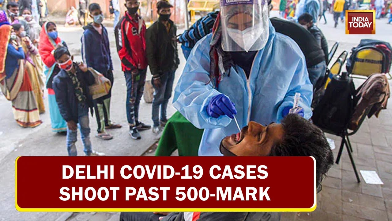 Delhi COVID-19 Cases Shoot Past 500-Mark, Positivity Rate Down From 5.3% To 4.21%