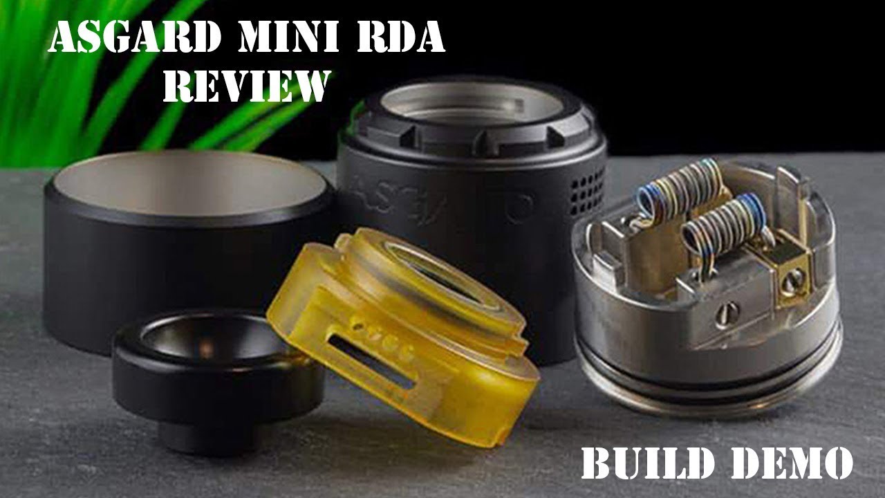 Vaperz Cloud Asgard Mini 25mm RDA Review | Build tutorial