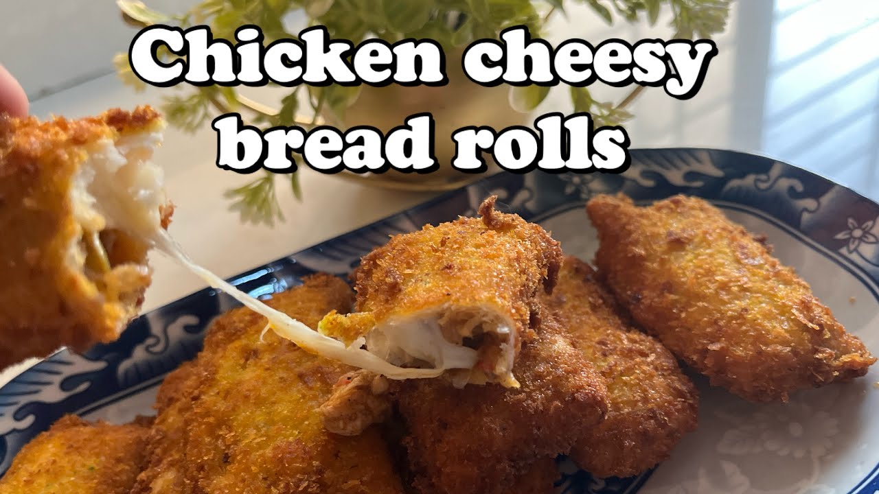 Ramadan Special❤️| Cheesy Chicken Bread Rolls | Yasmeen Kitchen