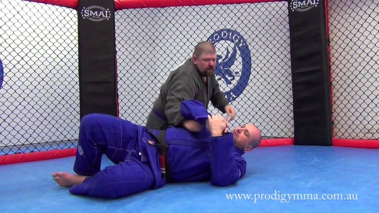 arm bar with figure four grip power hook