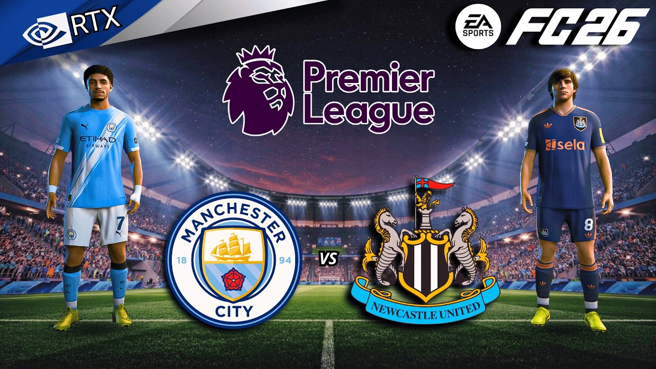 FC 26 - Manchester City vs Newcastle United | Premier League 25/26 Full Match | PC™ [4K60]