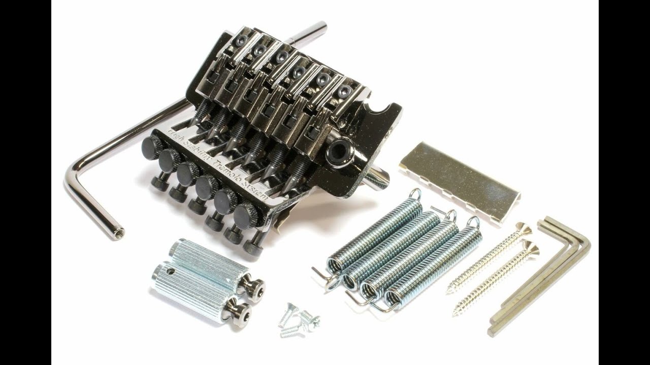 Desmontagem de Ponte Floyd para Guitarra com micro afinação.