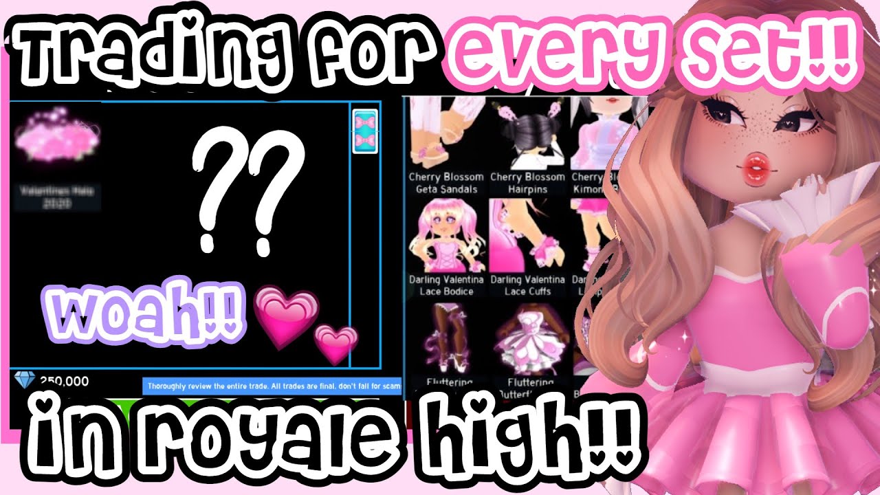 Trading For EVERY Set In Royale High! *Woah!* | Roblox Royale High Trading Challenge