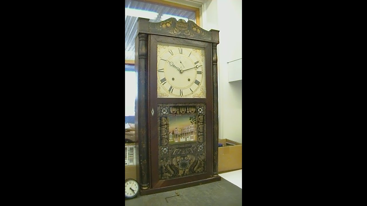 Eli Terry Wood Movement 8 day Mantel Clock Repair Short Preview
