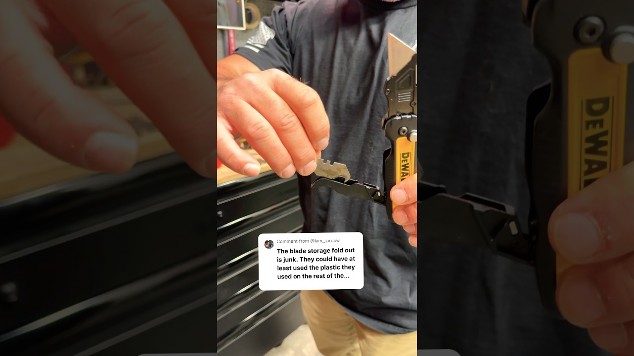 Underrated DeWALT Utility Knife Feature!