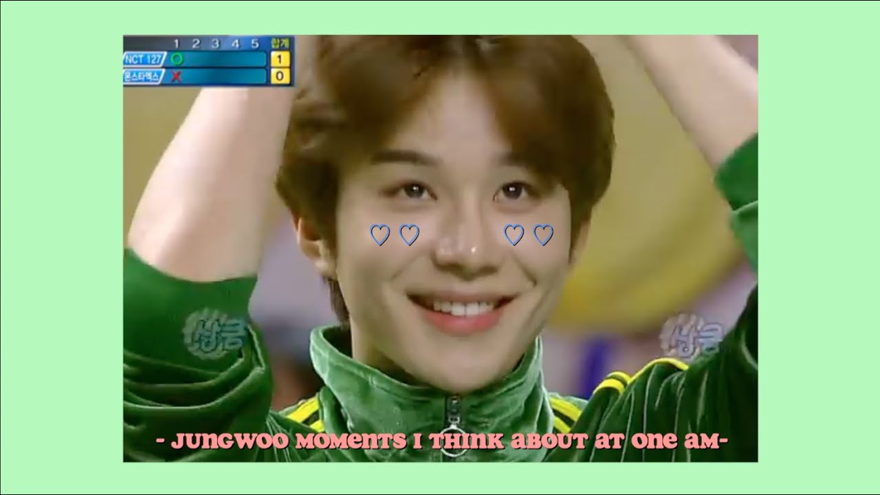 jungwoo moments I think about at 1 am