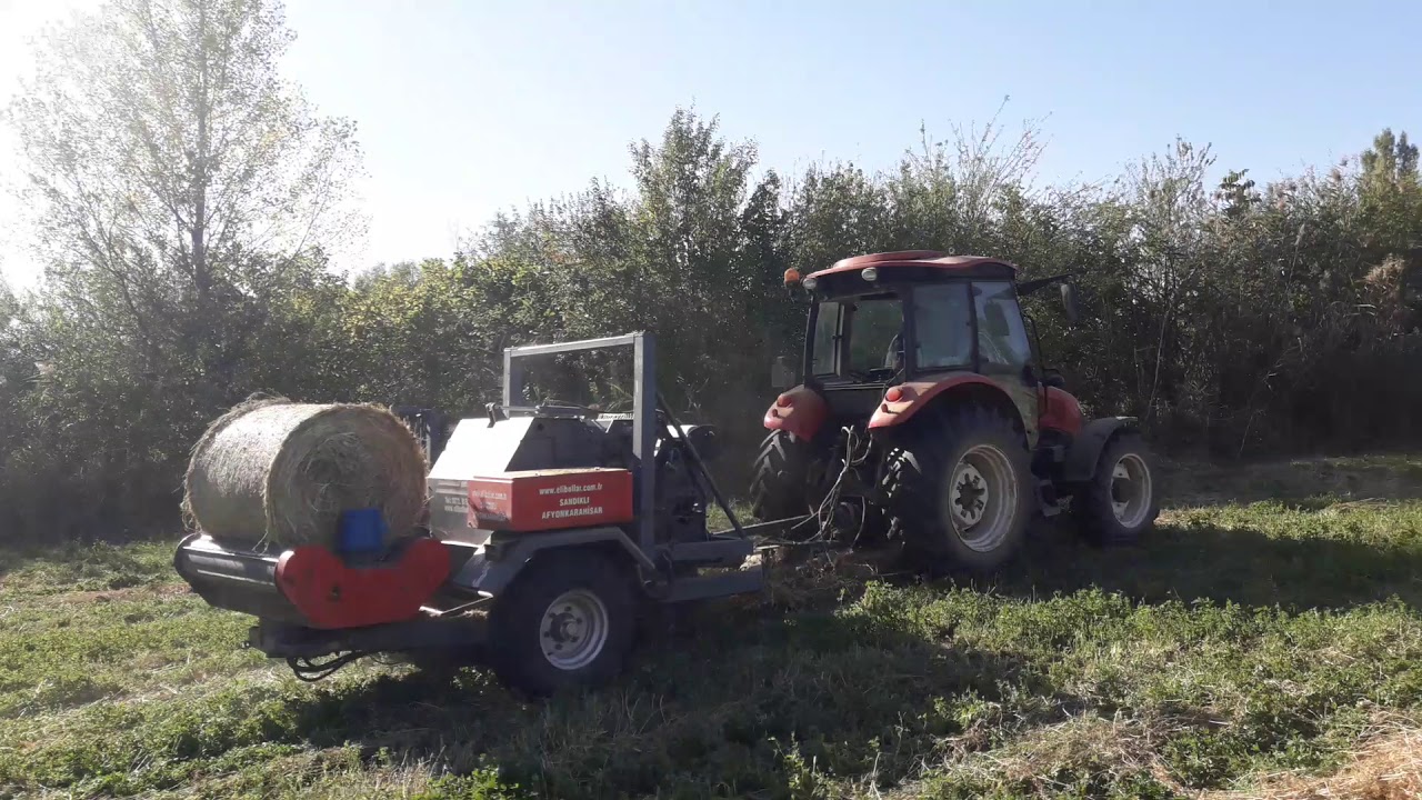 Elibol 900s Yuvarlak Balya Makinesi yonca yapımı