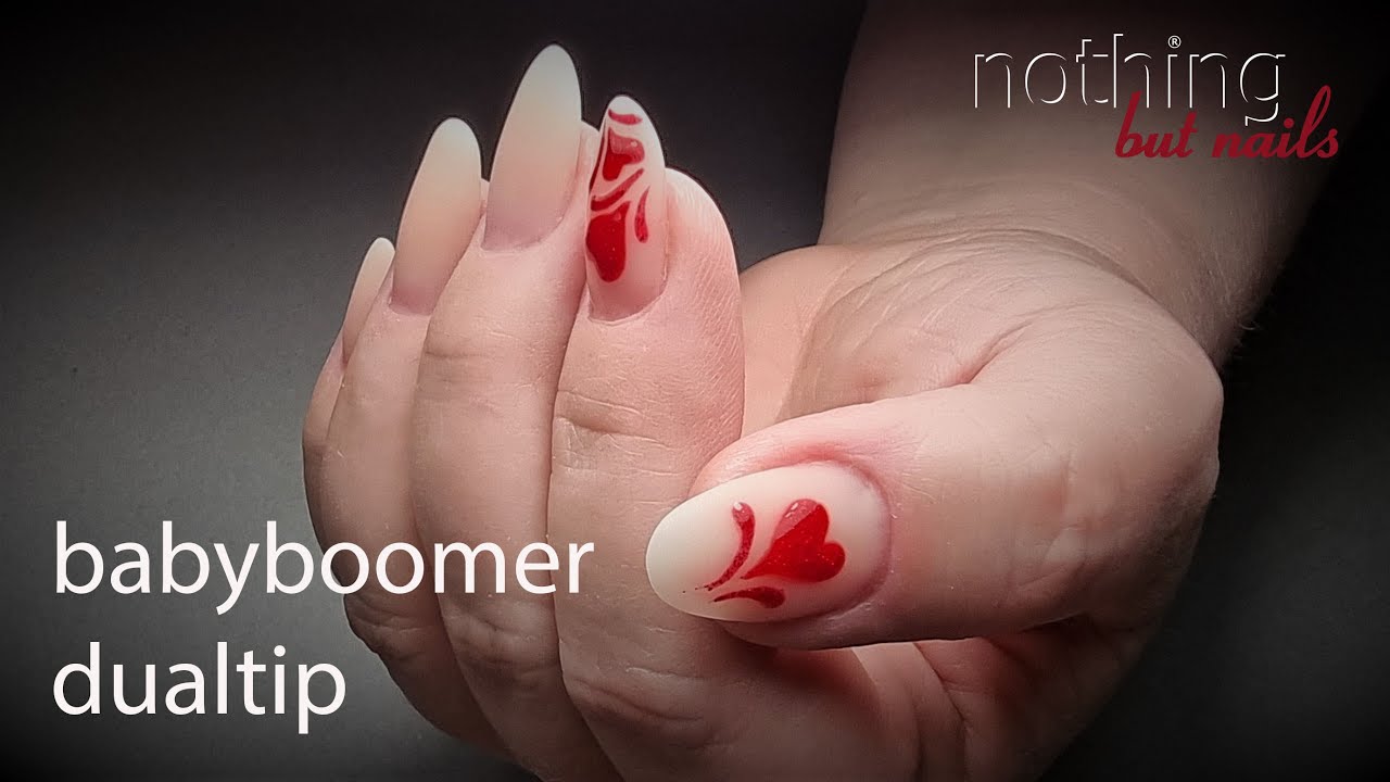 babyboomer dualtip naildesign