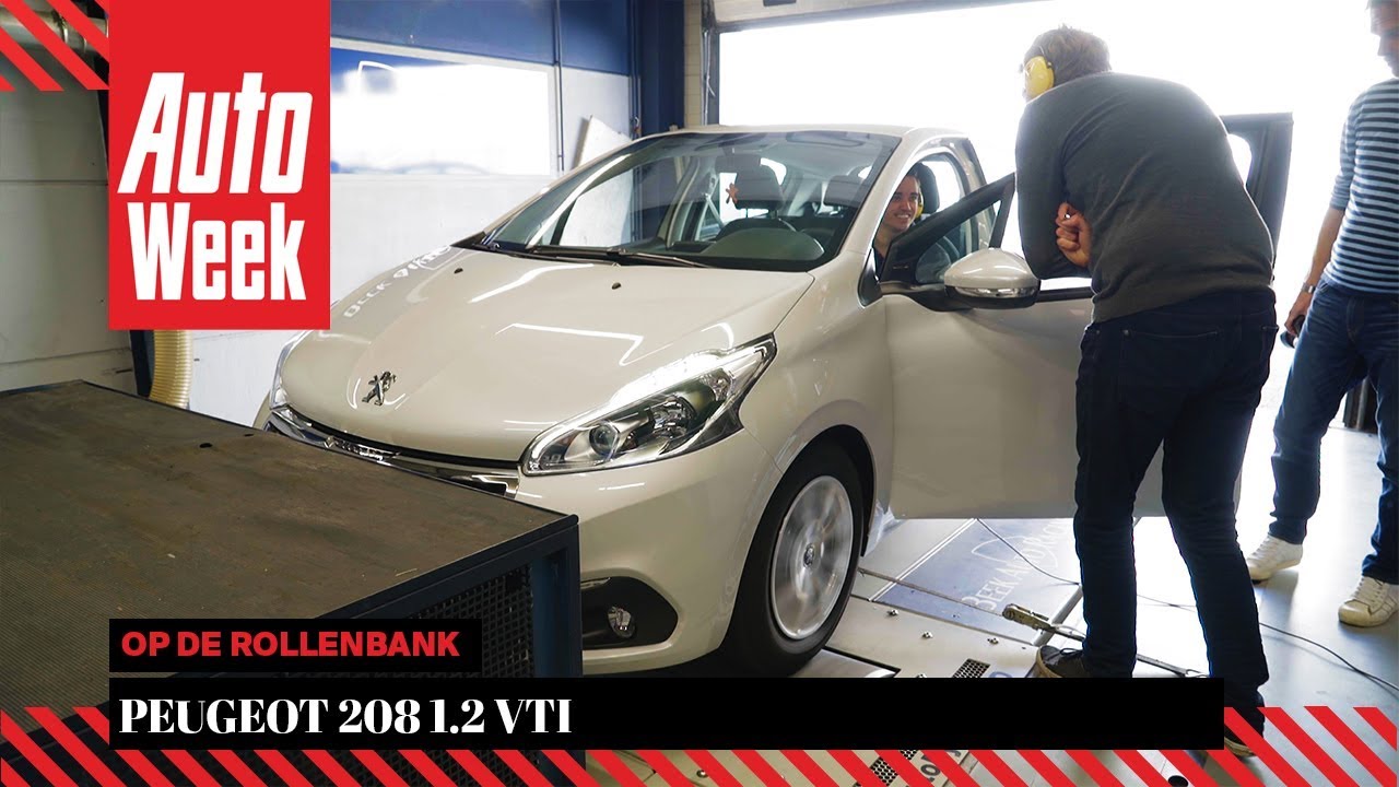 Peugeot 208 1.2 PureTech 82 — на роликовом стенде