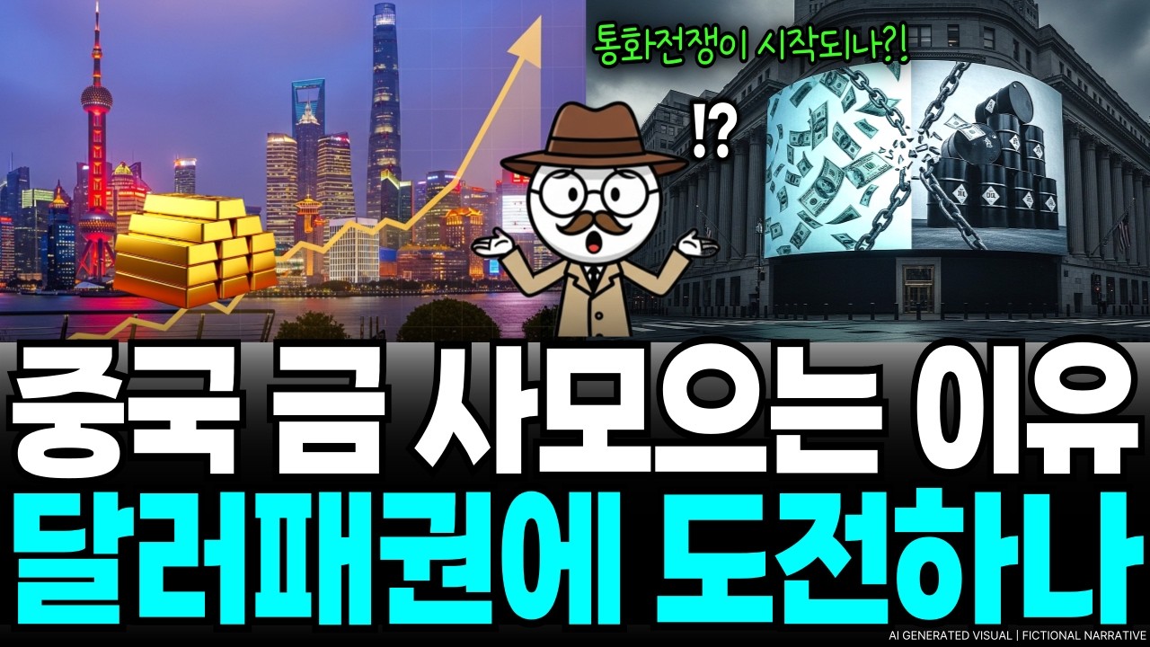 세계2위 중국이 금을 사모으는 진짜 이유, 미국 달러패권에 도전하나, 통화전쟁이 시작된다!?