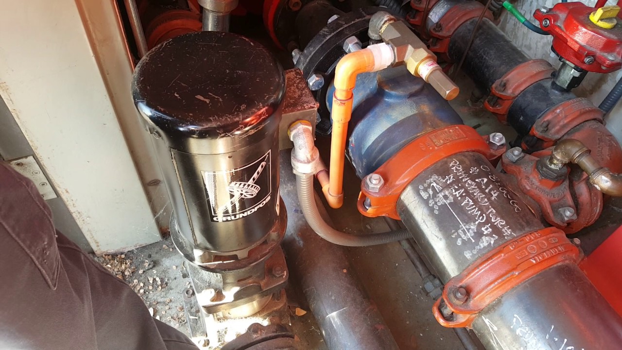 FIRE PUMP How to turn off and on a electric Fire pump