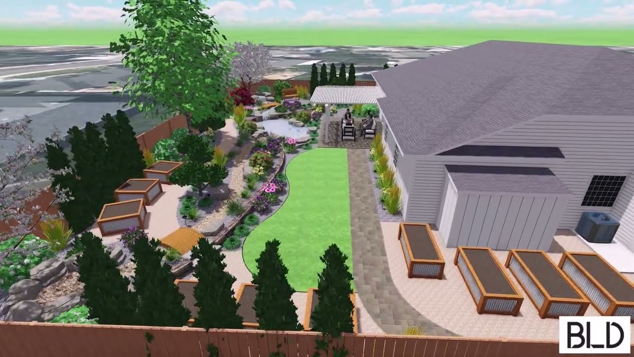 Eagle Backyard Landscape Design