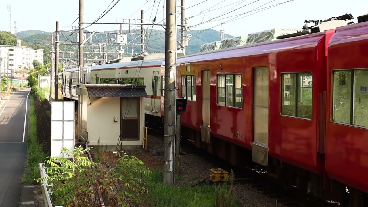 【舞木検査場】 デキ303+ﾄﾗ73+2207編成特別車+3705編成岐阜側2両による入換作業
