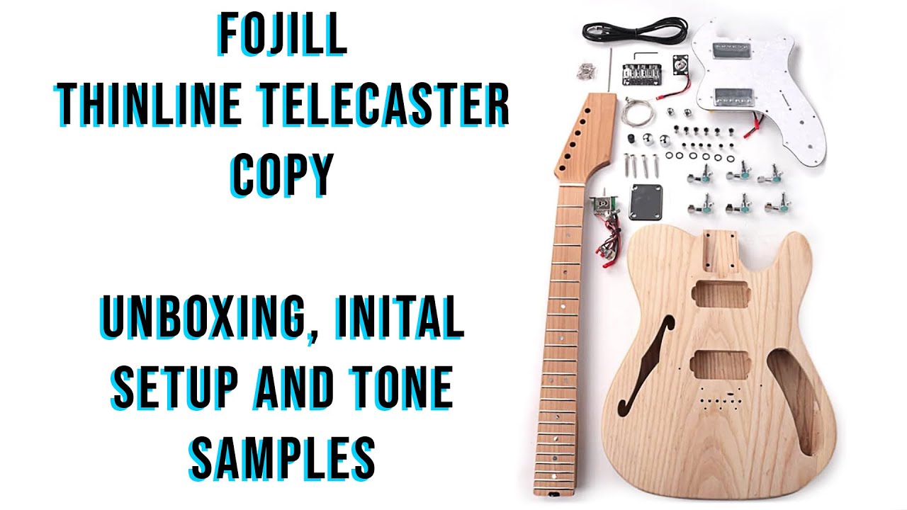 Fojill Thinline Tele: распаковка, настройка и образцы звучания