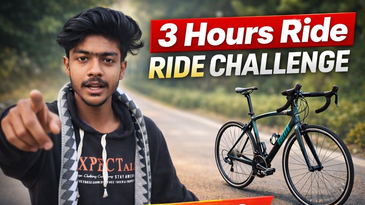 3 Hour's Cycle Ride Challenge 😲