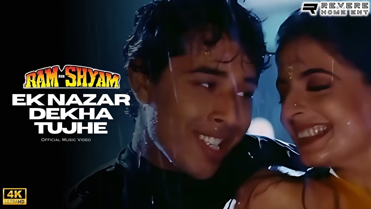 Ek Nazar Dekha Tujhe | Kumar Sanu, Alka Yagnik | Ram Aur Shyam | Official 4K Music Video | 90's