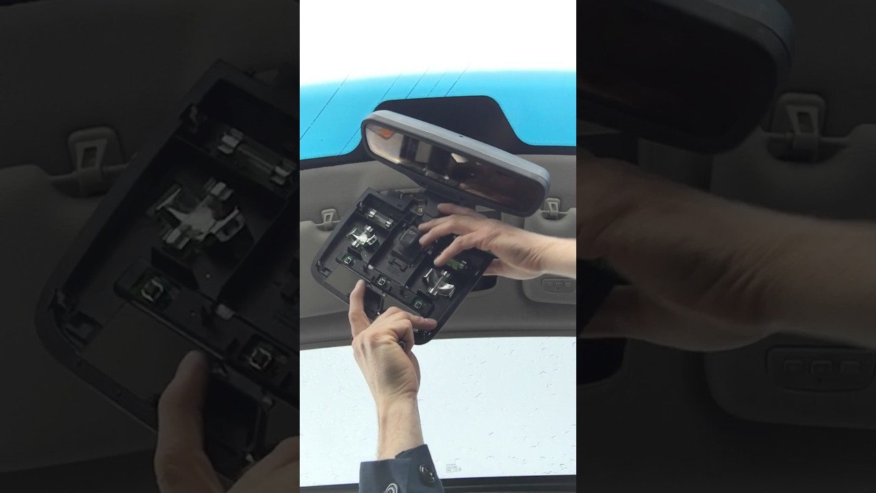 Volvo xc70 upper electronics module mirror removal