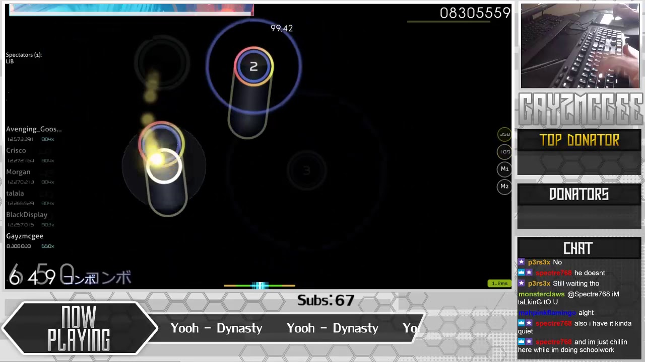 [Live] Gayzmcgee | Yooh - Dynasty [INFINITE] 1st +DT FC 99.53% {#10 676pp FC} - osu!