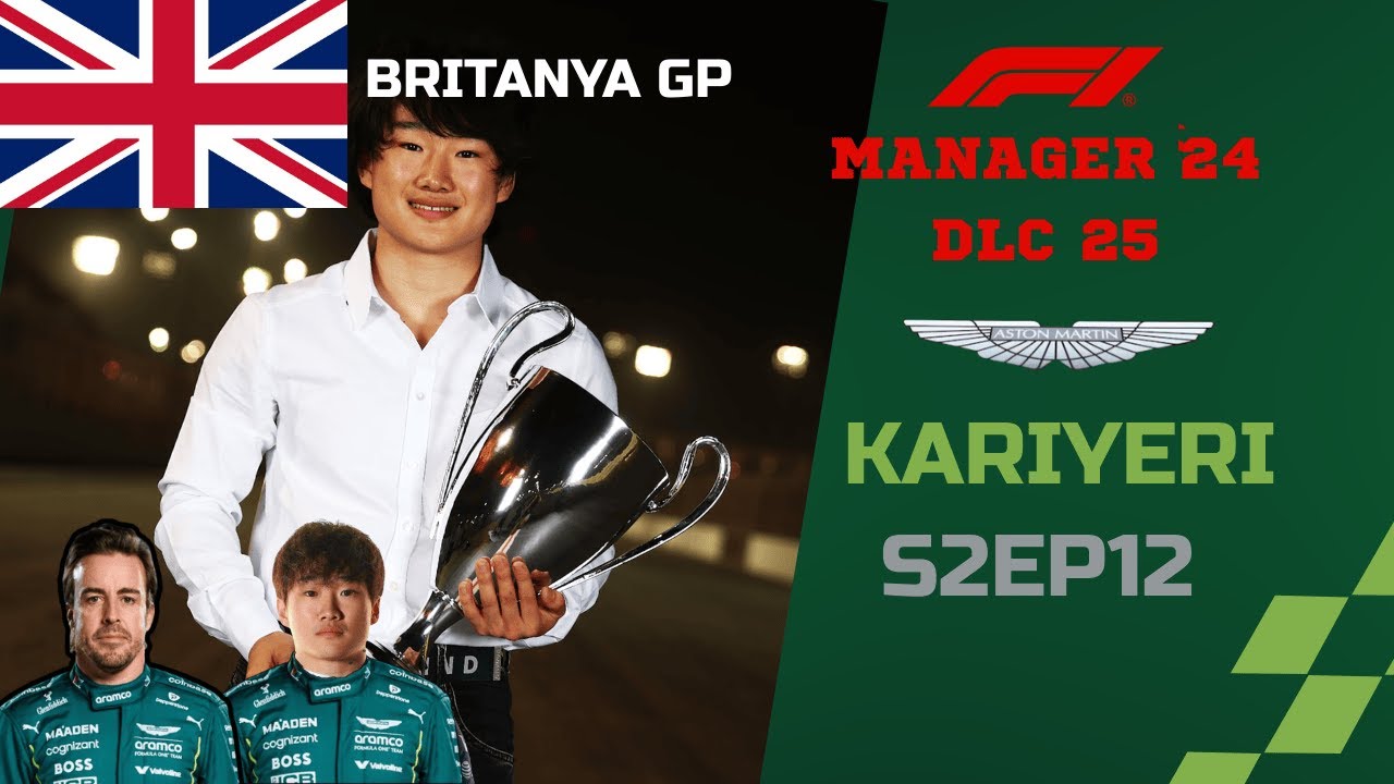 BAŞARDIM PATRON..|F1 MANAGER 24 DLC 25 ASTON MARTIN ALONSO KARİYERİ