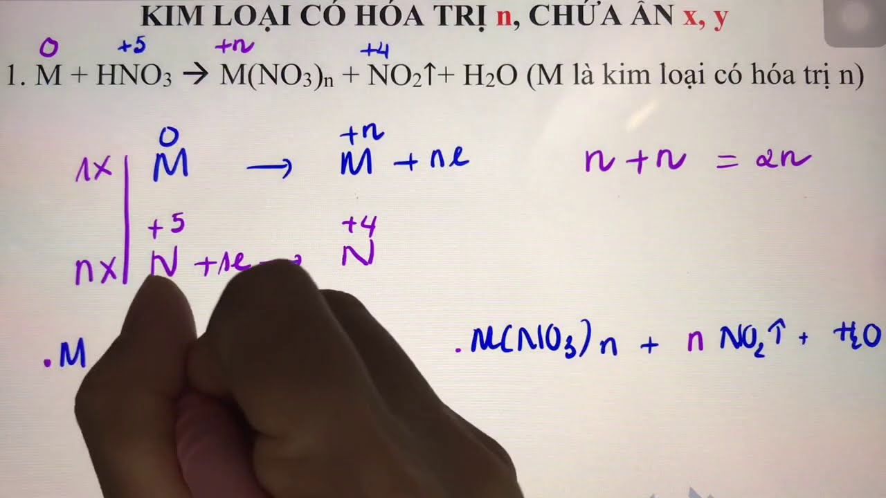 Hóa 10 - Cân bằng phản ứng OXI HÓA KHỬ có chứa ẩn