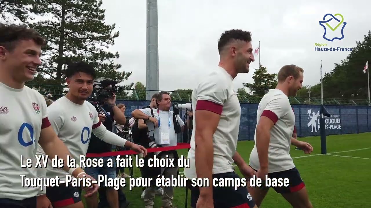 Coupe du Monde de Rugby : le XV de la Rose prend ses quartiers au Touquet
