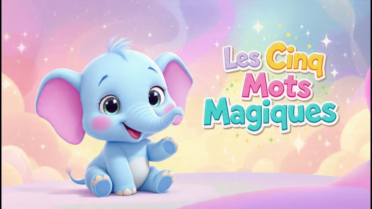 Les 5 Mots Magiques | Bonjour S' il te plaît Merci Pardon Au revoir | Apprendre la Politesse