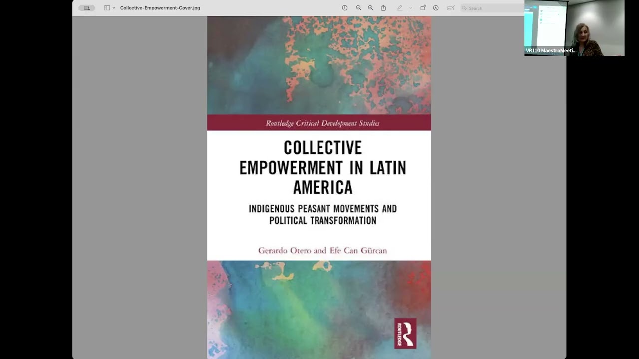 LASA2025 Book Launch: Collective Empowerment in Latin America by Gerardo Otero and Efe Can G&uuml;rcan