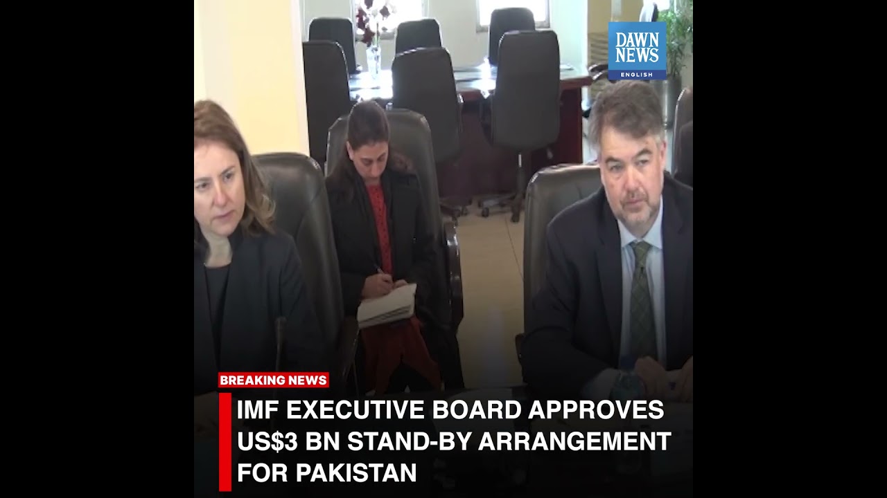 BREAKING | IMF Executive Board Approves $3BN Stand-By Arrangement For Pakistan | Dawn News English
