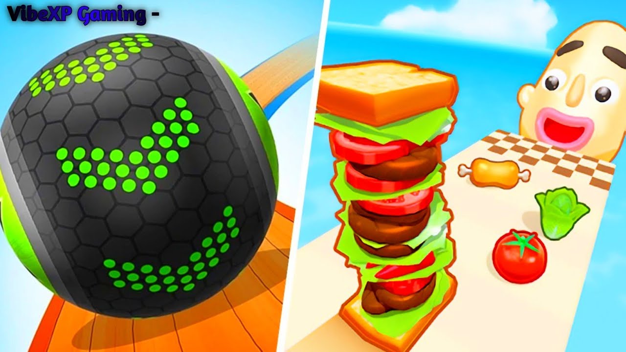 Going Balls vs Sandwich Runner 🆚 Ultimate Mobile Game Challenge.