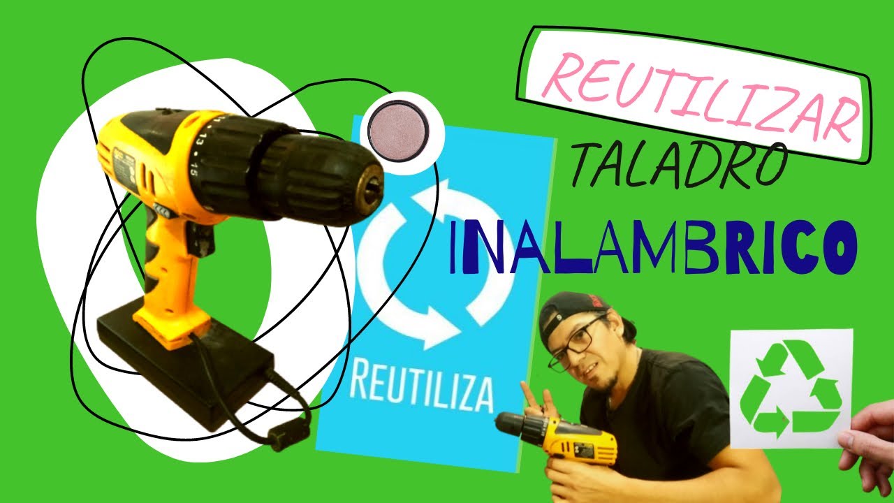 DE TALADRO INALAMBRICO A ALAMBRICO PASO A PASO