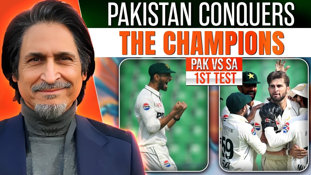 Pakistan Conquers the Champions | Pak Vs SA | 1st Test | Ramiz Speaks