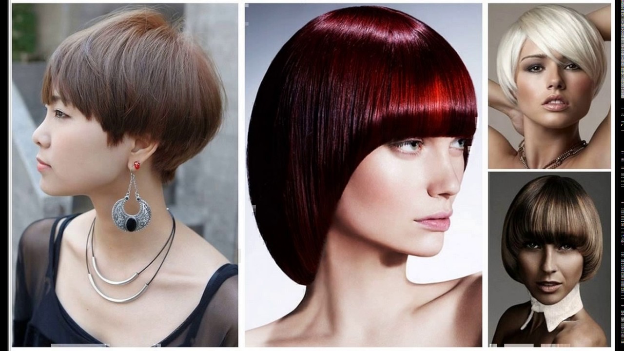 Short pageboy haircut