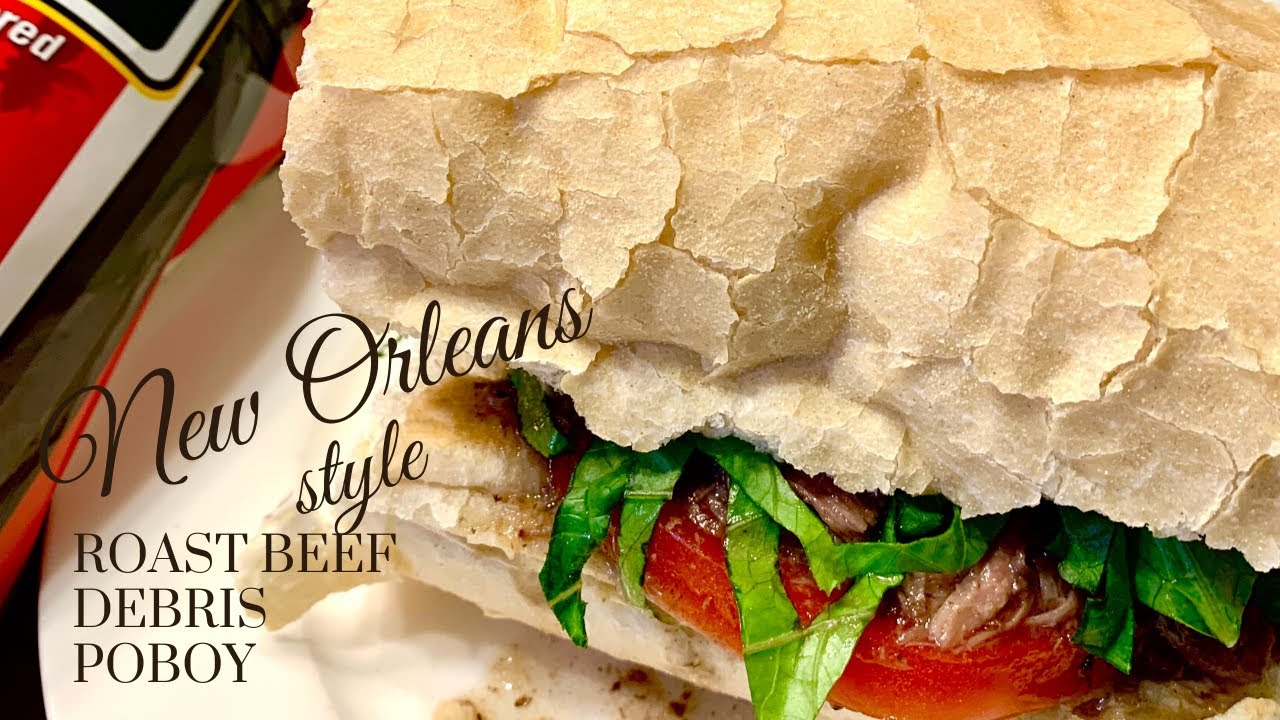 Make your own New Orleans style Roast Beef Debris Poboy