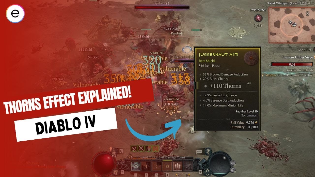 Diablo 4: Thorn Effect Explained [ How To USE ]
