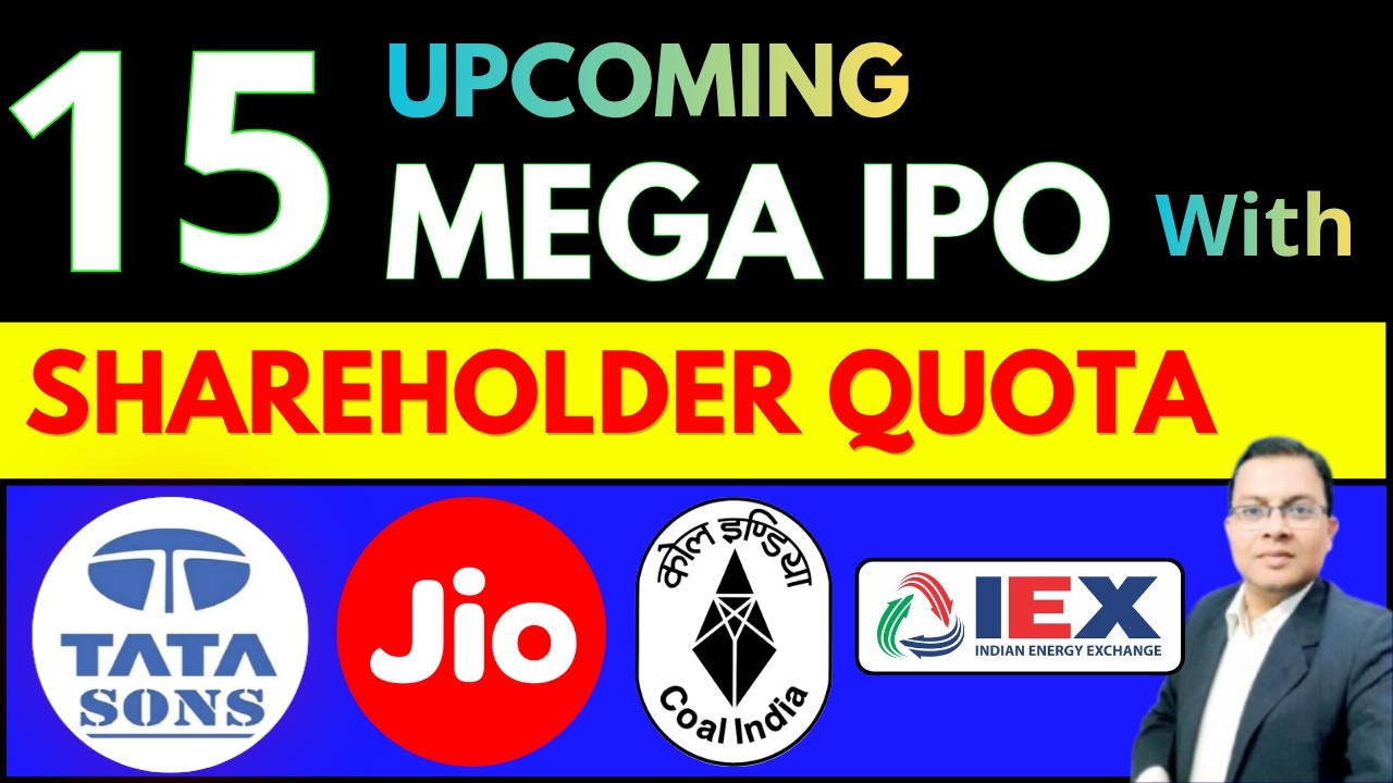 Upcoming IPO With Shareholders Quota I JIO IPO I TATA SONS IPO I Coal India IPOUpcoming IPO List