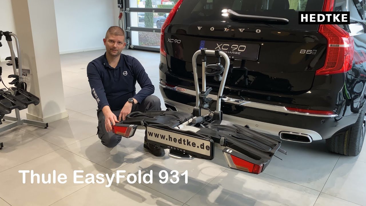 Jetzt bei Hedtke: Klappbarer Fahrradträger Thule Easyfold 931 // Autohaus Hedtke
