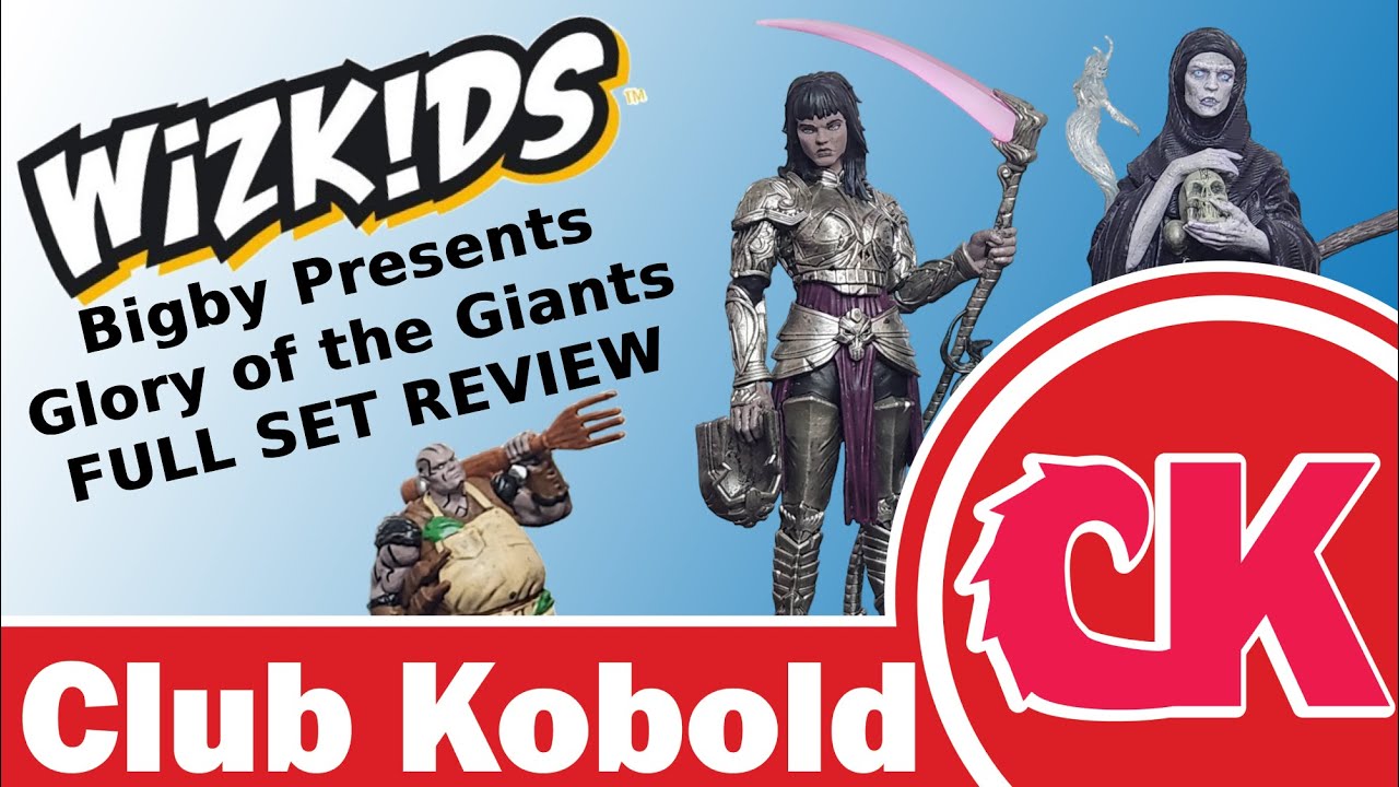 Bigby Presents Glory of the Giants: WizKids D&D Icons of the Realms Prepainted Minis FULL SET REVIEW