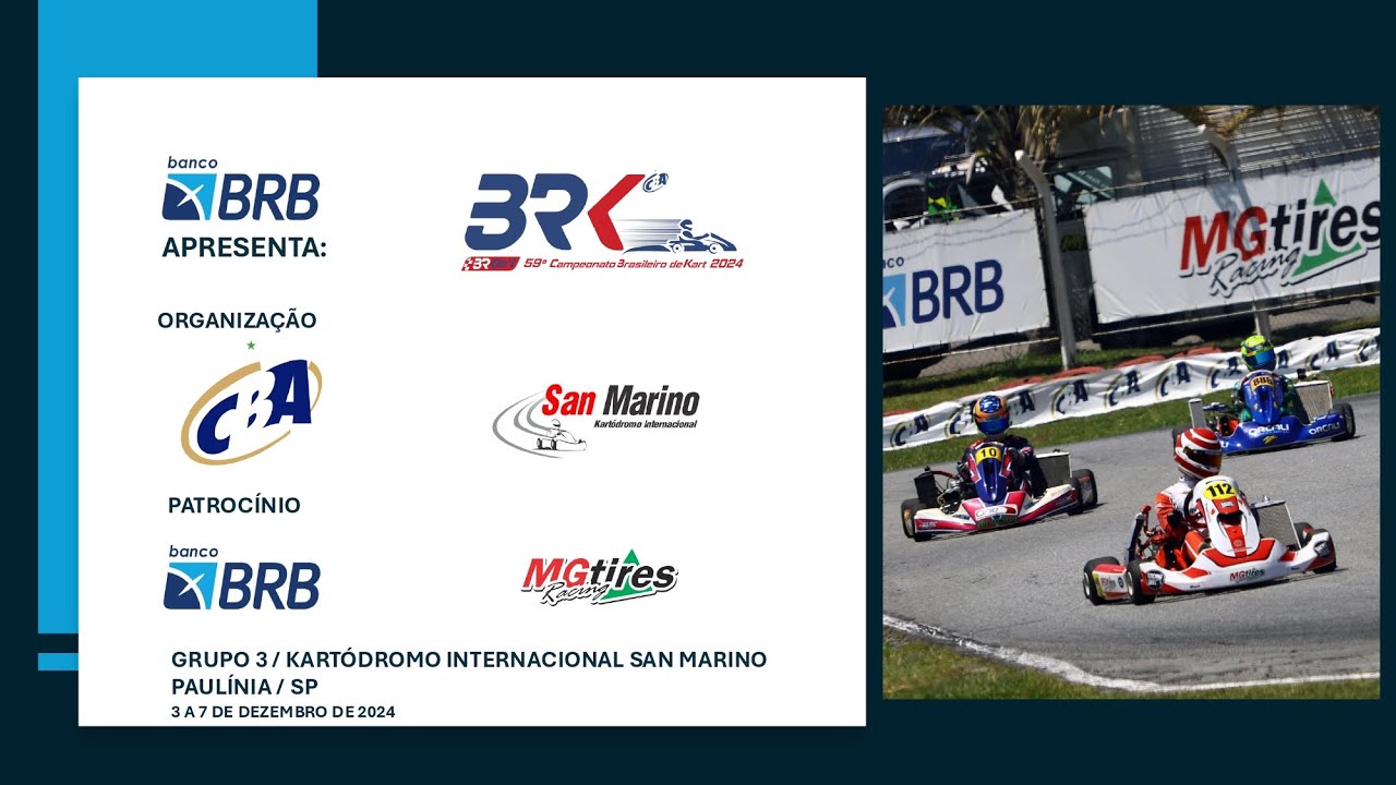 59º Campeonato Brasileiro de Kart - GRUPO 3 - Paulínia, SP - DIA 7/12 - FINAIS