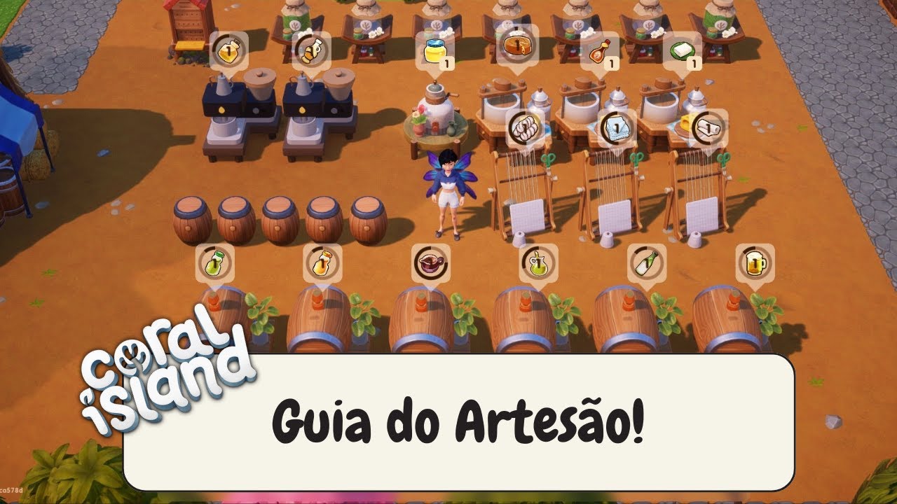 Guia do ARTESÃO em Coral Island!