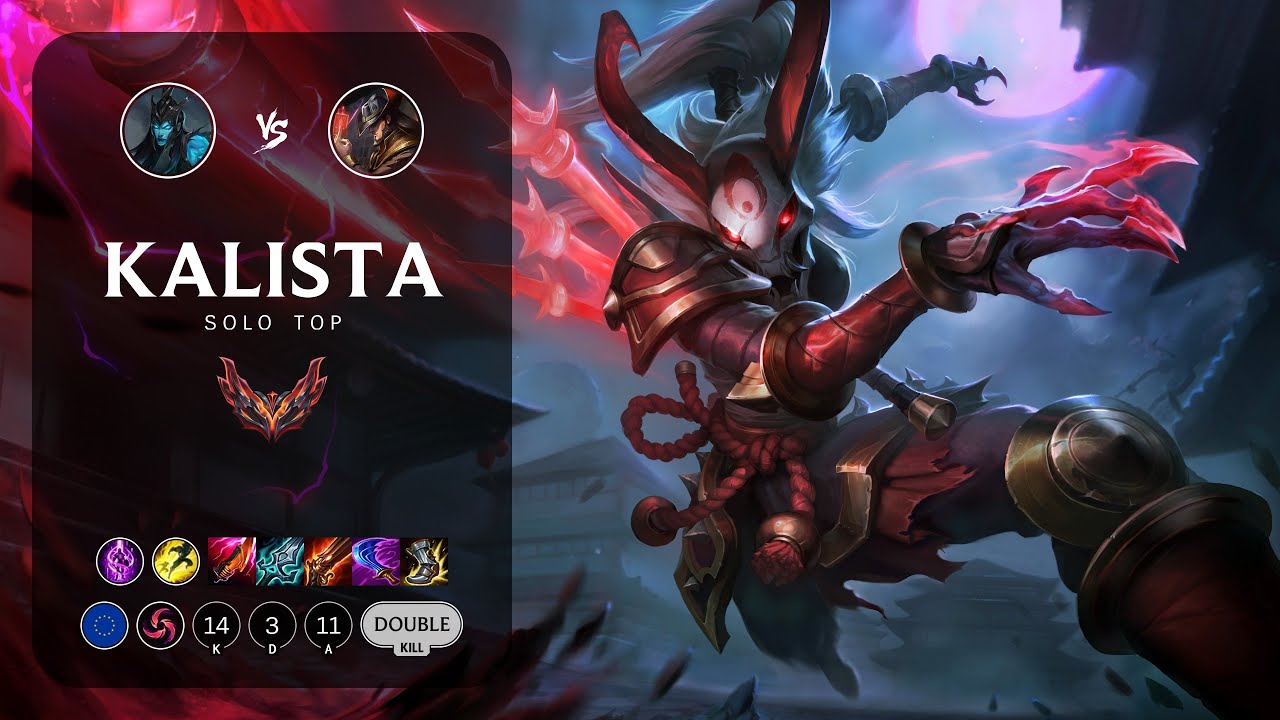 Kalista Top vs Twisted Fate - EUW Grandmaster Patch 14.3