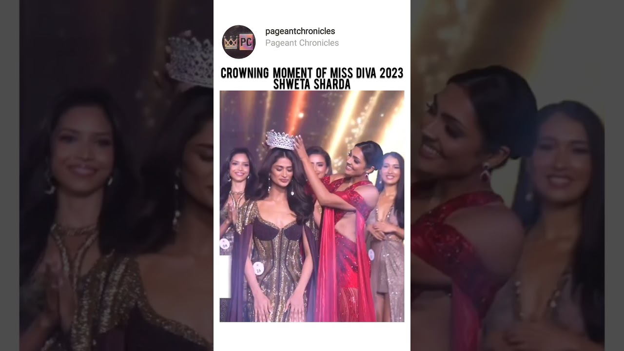 Crowning Moment of Miss Diva 2023 Shweta Sharda 