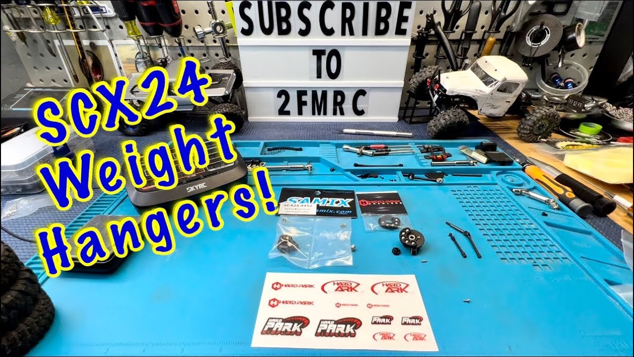Hard Park Crawlers weight hangers for the SCX24! Add weight the correct way! $15 Hangers