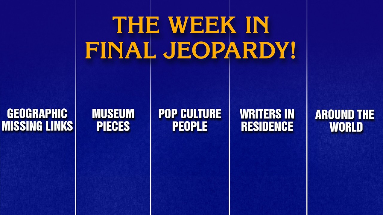 A Week in Final Jeopardy!: 4/6 - 4/10 | JEOPARDY!
