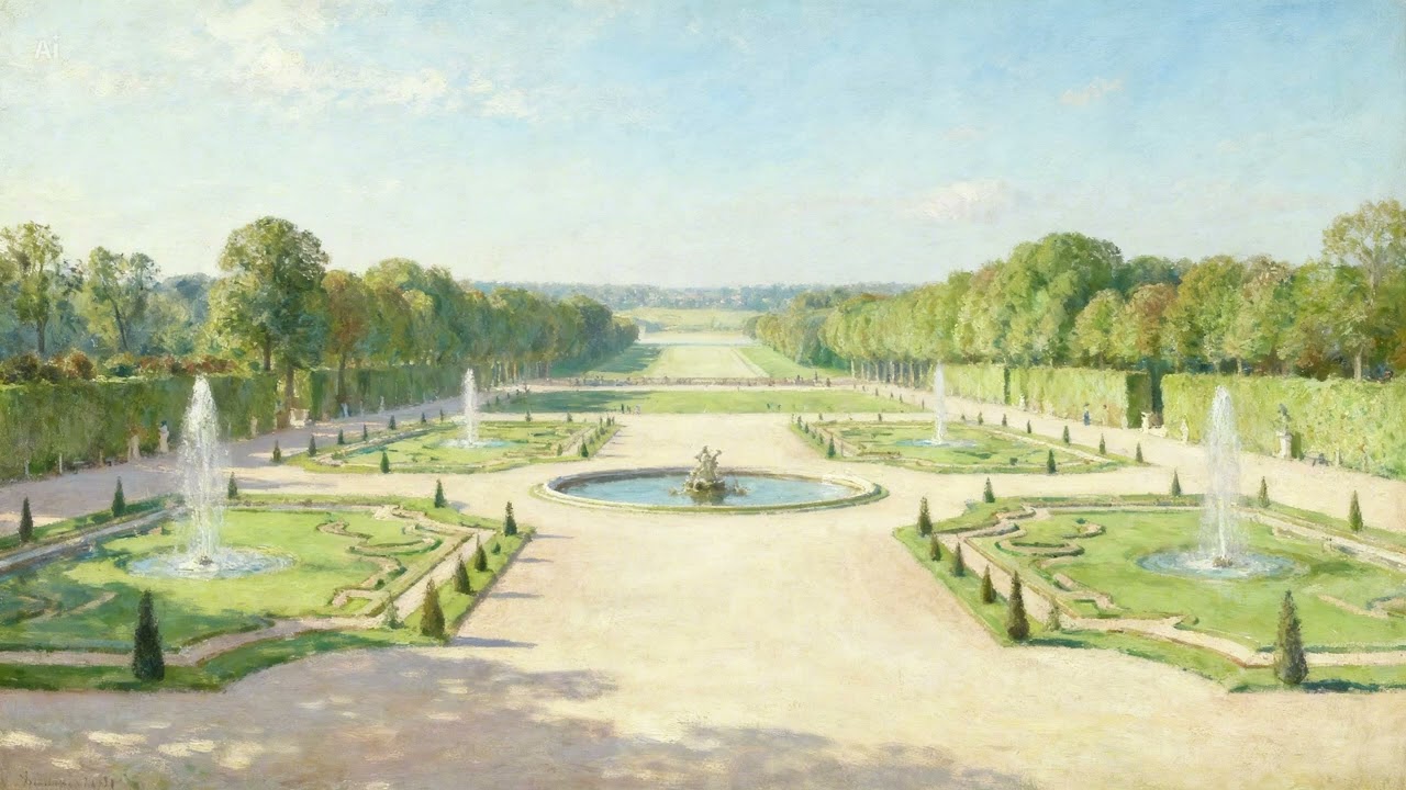 Rococo Art Style | Elegant Gardens & Aristocratic Leisure | Art Screensaver
