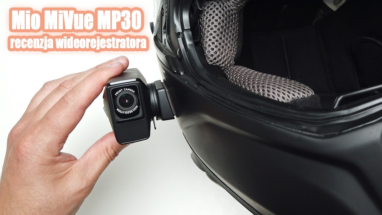 Mio MiVue MP30 GPS - test, recenzja wideorejestratora motocyklowego na kask