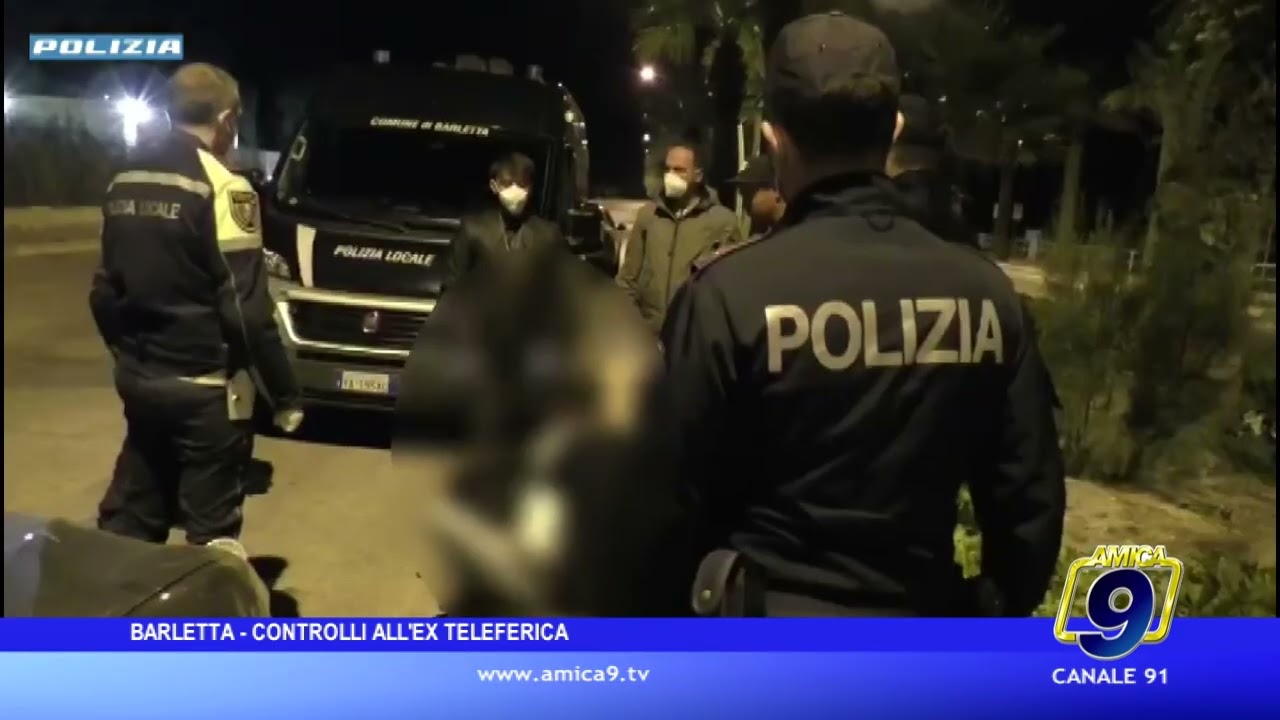 Barletta - Controlli all'ex teleferica