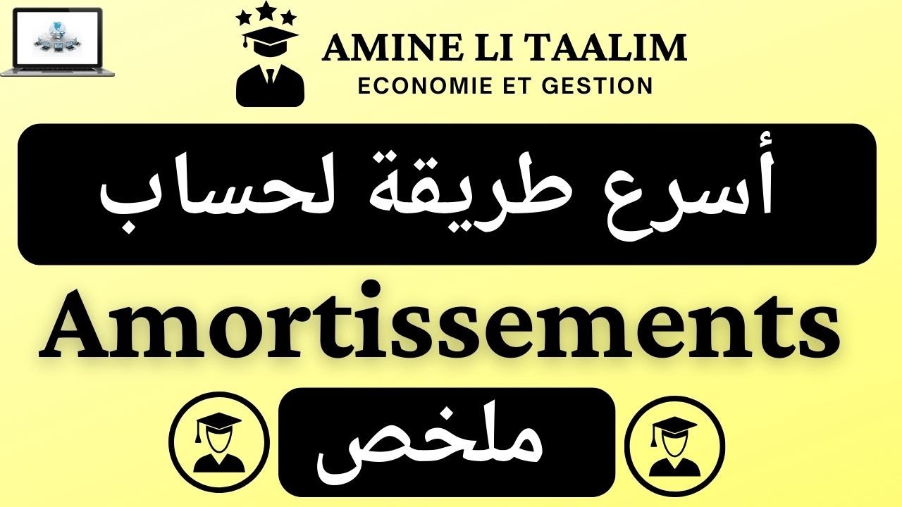 Amortissements (Résumé) : Calcules (Travaux d’inventaire)