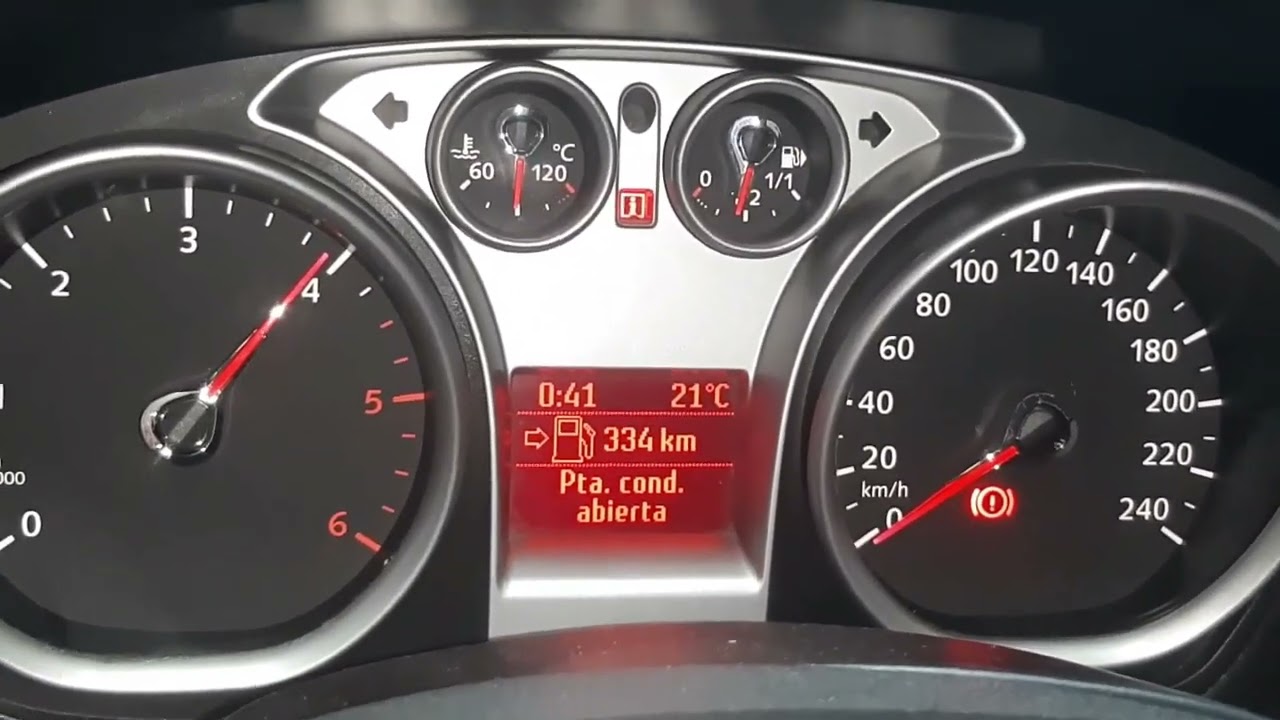 Forced regeneration, Ford Focus II 1.6tdci, from DPF, takes approximately 6 minutes