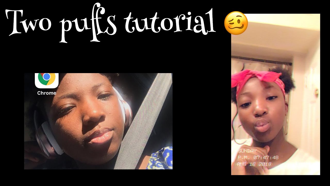 Two puffs tutorial ❤️