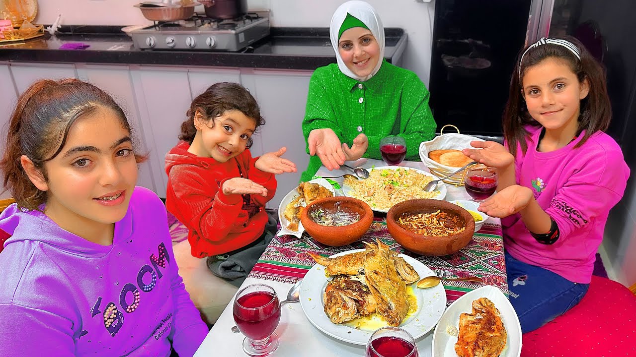 روتينا فطور يوم 19 في رمضان 🌙 أكل على طلب سلاف